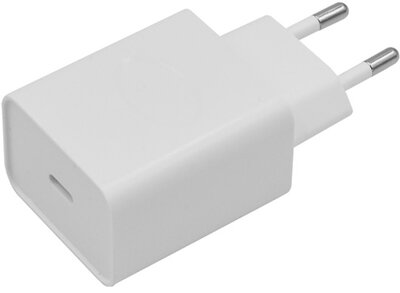 Hálózati töltő Type-C aljzat (20W, gyorstöltés támogatás, MU7V2ZM/A utódja, MHJE3ZM/A kompatibilis) FEHÉR