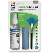 COLORWAY Tisztítószer szett CW-1031, 3 in 1 (cleaning kit 3 in 1 for Screen and Monitor Cleaning)