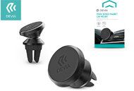 Univerzális szellőzőrácsba illeszthető mágneses autós tartó - Devia Titan Series Magnet Car Mount - black