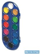 Herlitz ovális nagy 12 féle színű vízfesték készlet