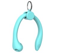 Szilikon tartó (fülkampó, elvesztés gátló, Apple AirPods / Airpods 2 / Airpods Pro / Freebuds 3 kompatibilis) CYAN