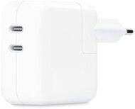APPLE hálózati töltő 2 Type-C aljzat (35W, PD gyorstöltő, MNWP3ZM/A utód) FEHÉR